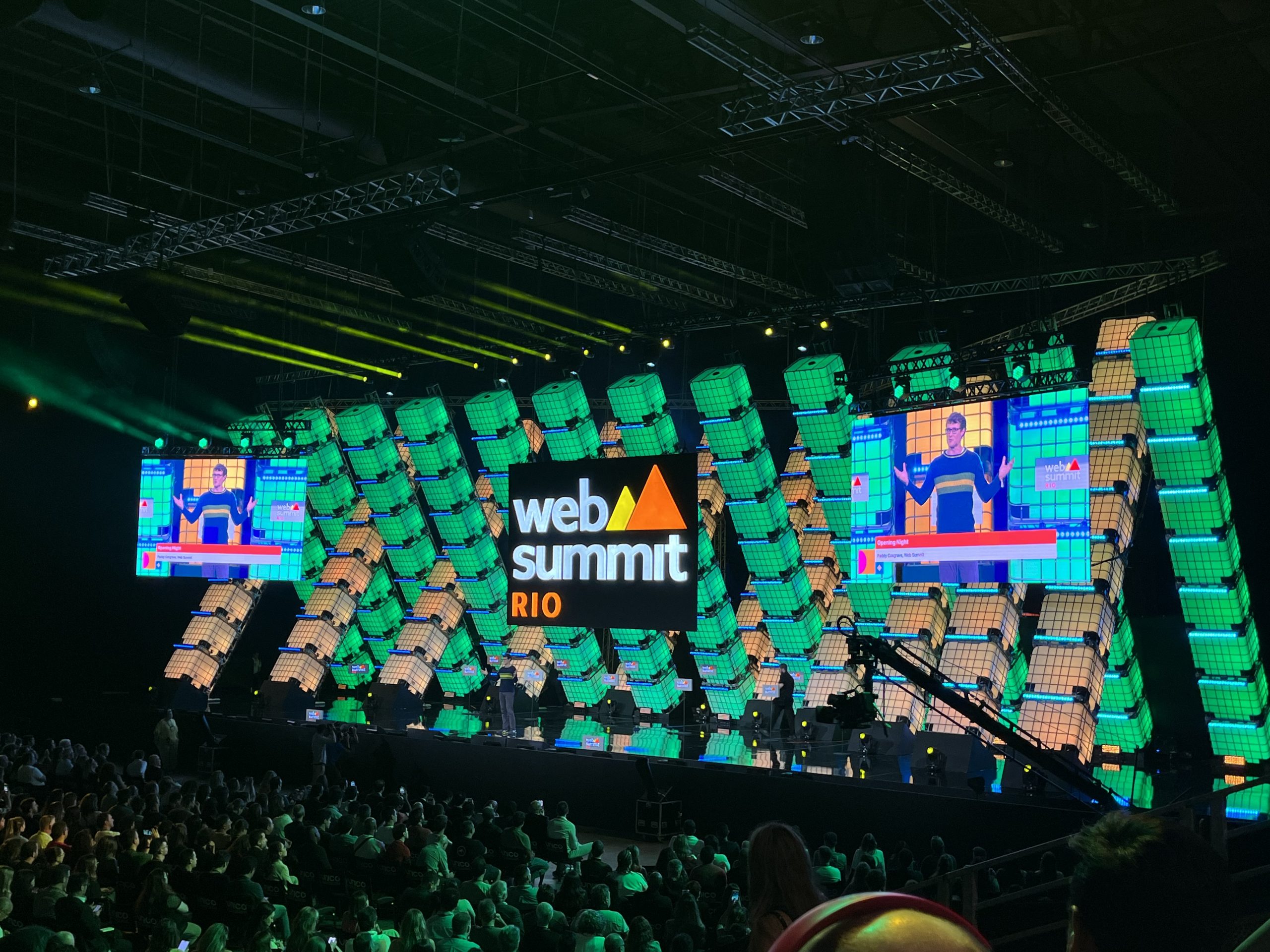 Web Summit Rio, dia 0 e 1 noite de abertura, Brasil no holofote da